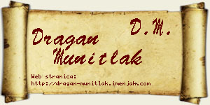 Dragan Munitlak vizit kartica